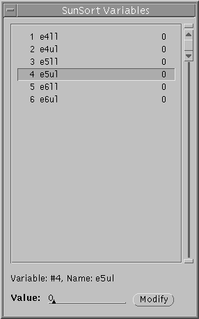 Sunsort variable window